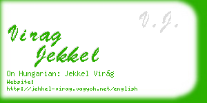 virag jekkel business card